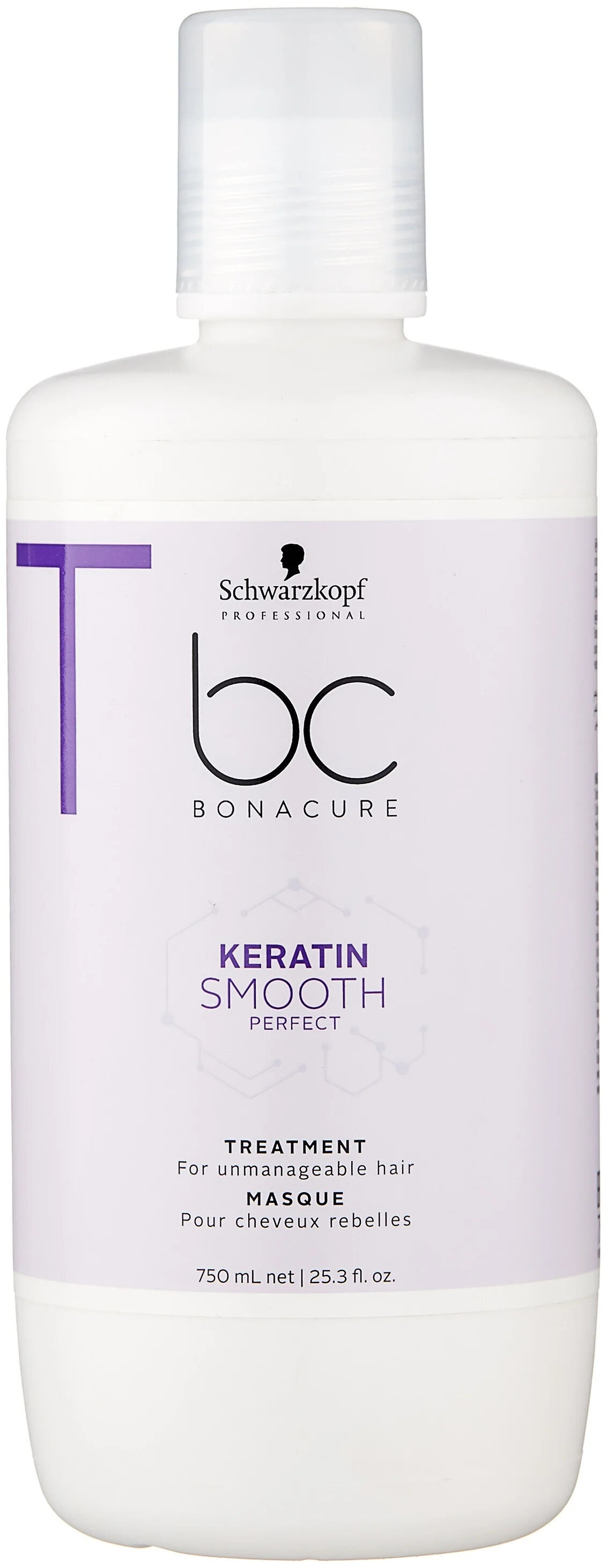 Маска для волос разглаживающая Schwarzkopf Professional Bonacure Keratin Smooth Perfect Идеальная гладкость 750 мл