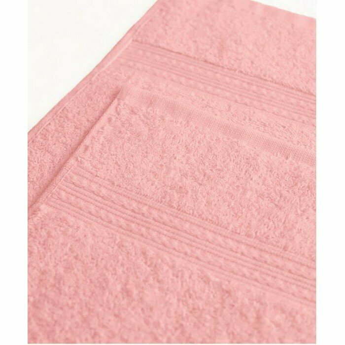 Полотенце махровое, размер 70х140 см, цвет розовый персик