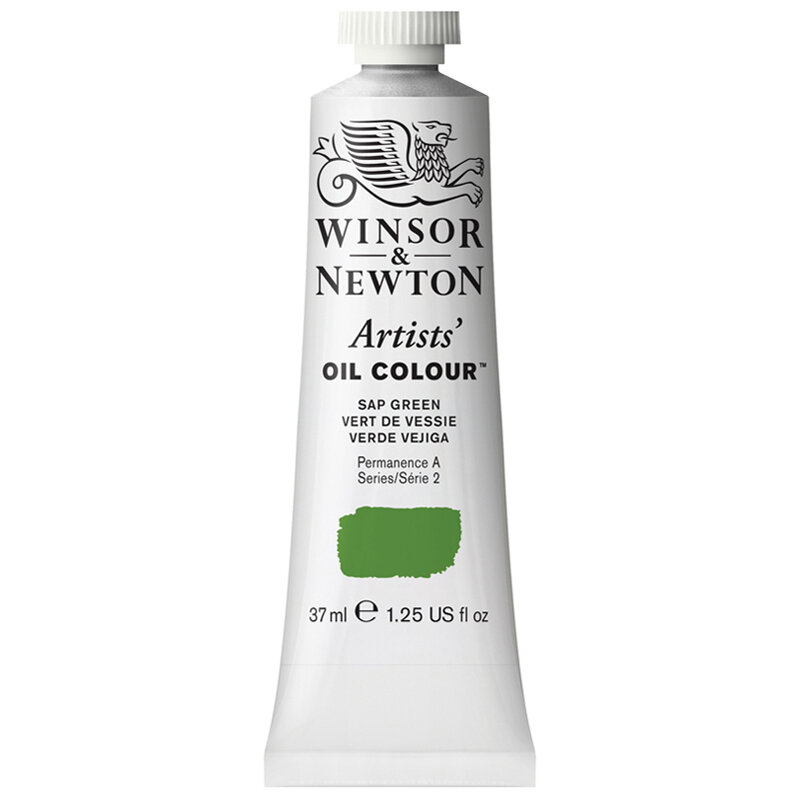 Краска масляная профессиональная Winsor&Newton «Artists' Oil», зеленая крушина