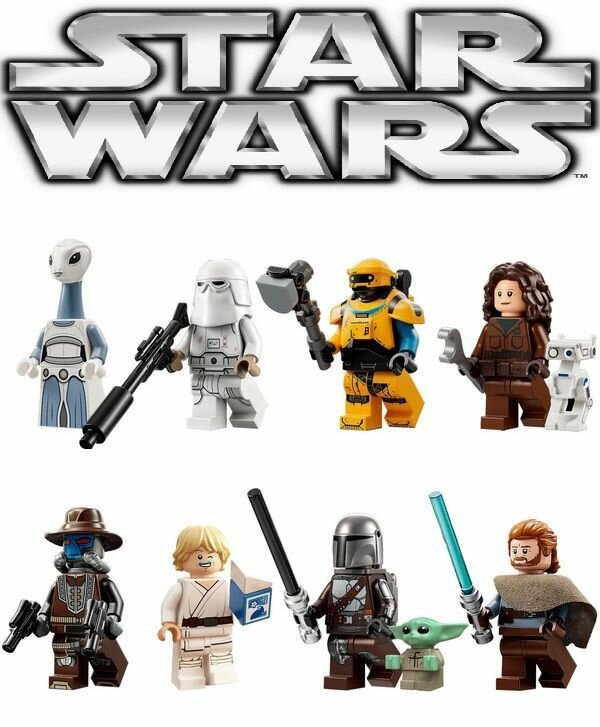 Лего фигурки Звездные Войны 8шт. / сборные фигурки Боба Фетт / игровой набор мандалорец Star Wars