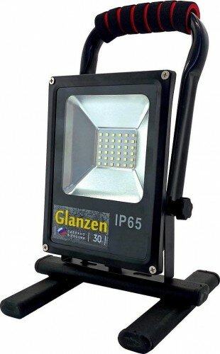 Прожектор GLANZEN FAD-0015-30 SMD IP65 6500K переносной