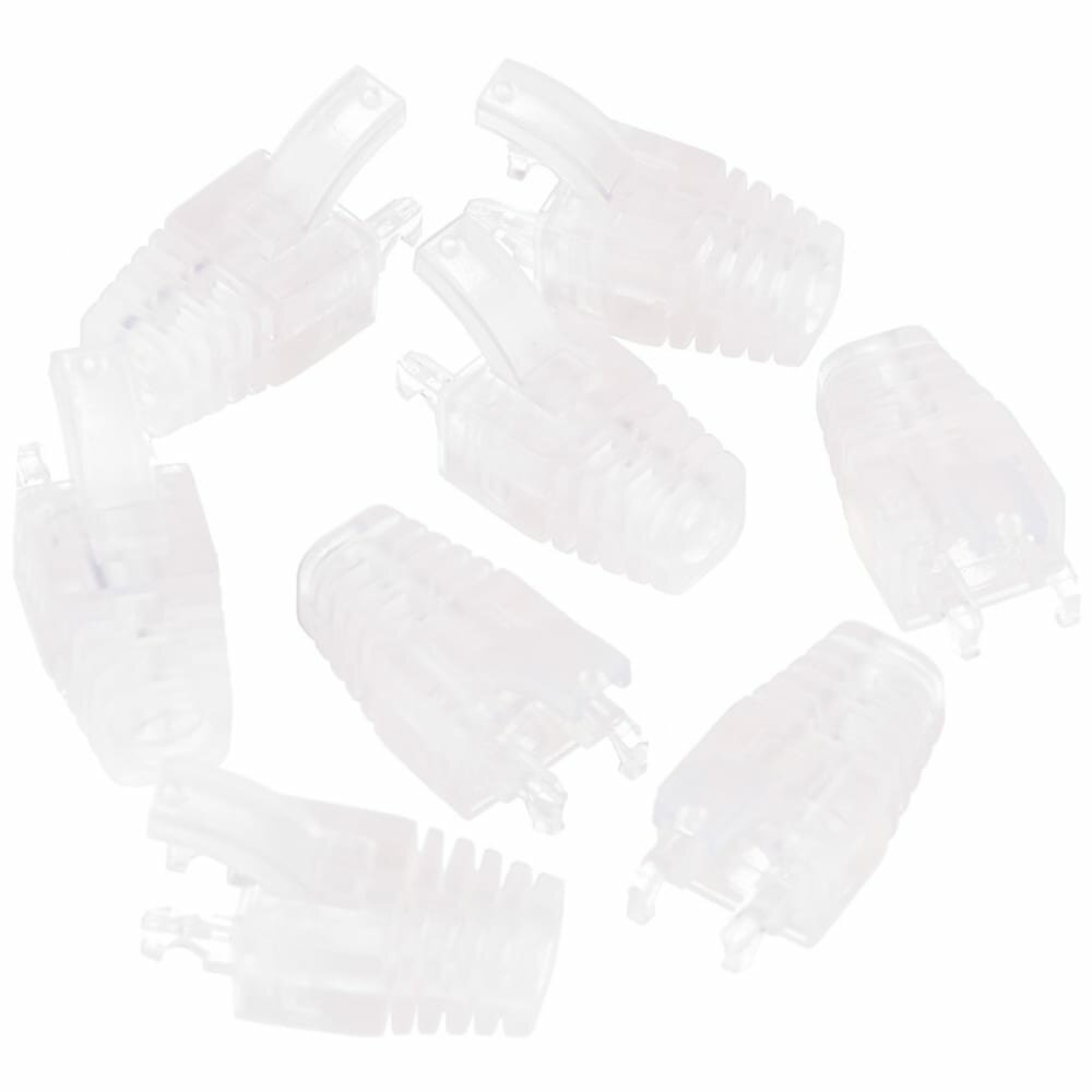 Защитный сетевой коннектор для коннекторов RJ45 NIKOMAX NMC-RJBOOT55B-TR-100