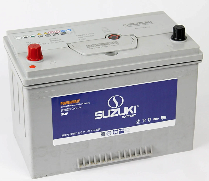 Аккумулятор автомобильный SUZUKI 6СТ-90.1 105D31R 90Ah 760A ПП (306x173x225) D31R 306x173x225