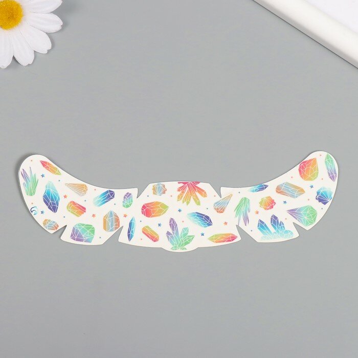 фото Арт Узор Татуировка на тело цветная "Веснушки. Кристаллы" 16х5 см