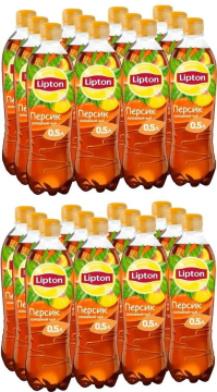 Липтон 0,5л. Персик 12шт. - 2 упаковки Lipton Ice Tea