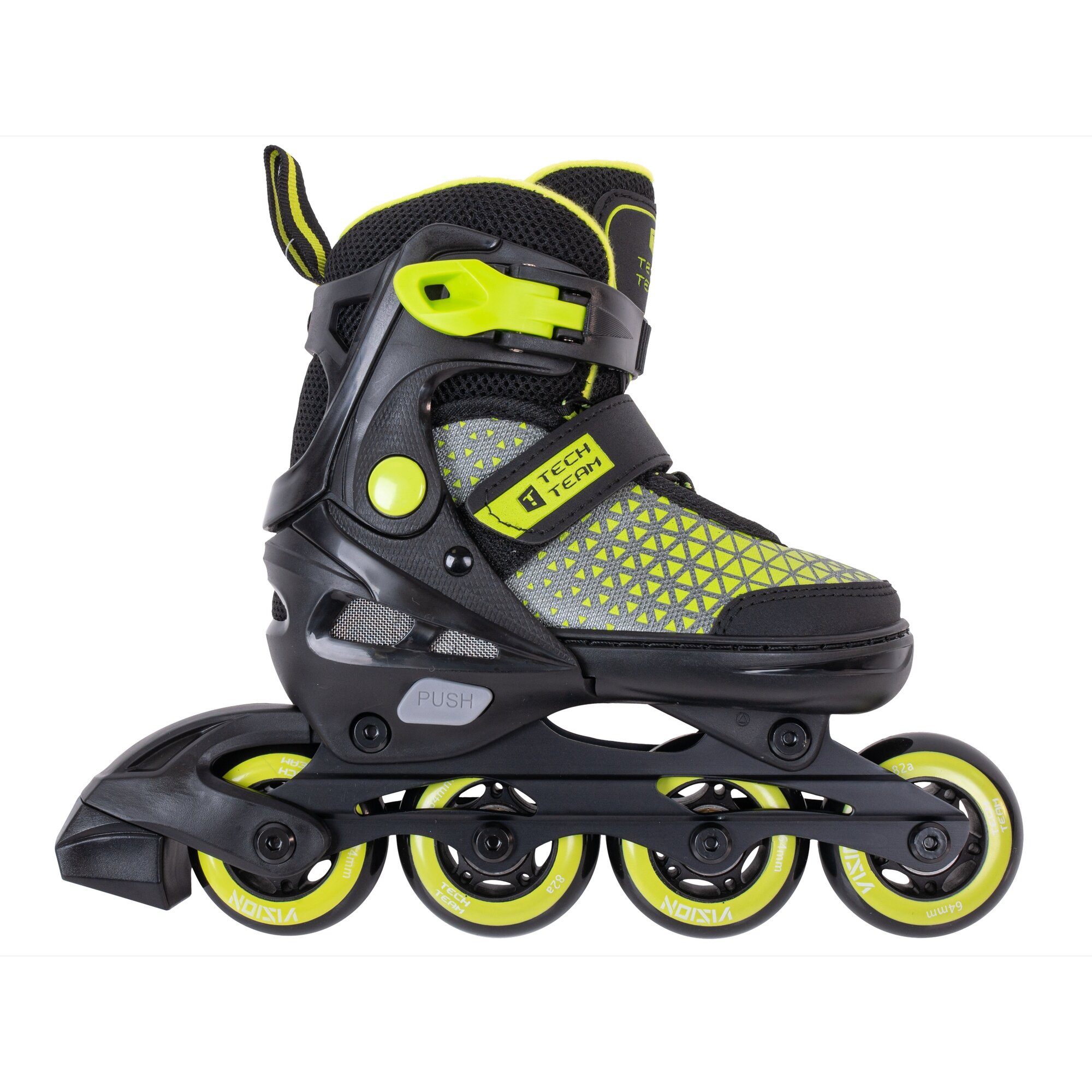 Роликовые коньки Tech Team Vision Green р.34-37 (M)