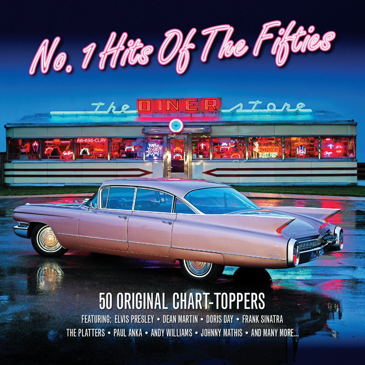 No.1 Hits Of The Fifties 50 Original Chart-Toppers Various Artists (2CD) NotNowMusic