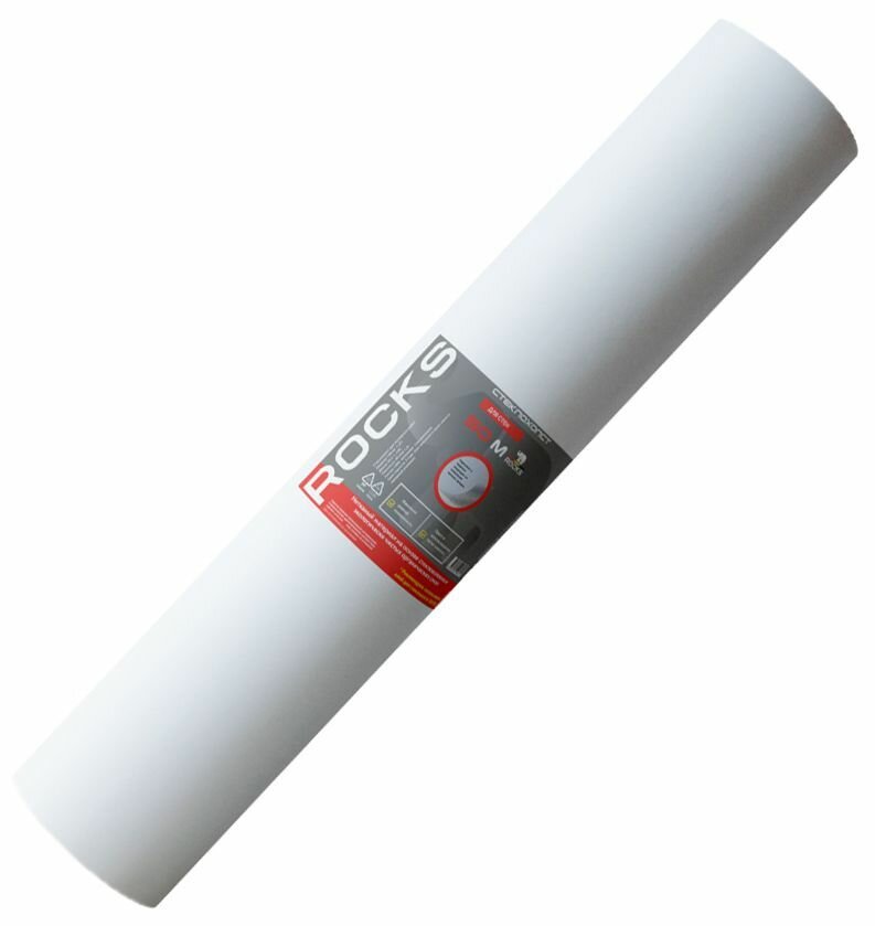 фото Рокс стеклохолст для потолка (1x50м) 40 г/м² / ROCKS малярный стеклохолст для потолка (1x50м) 40 г/м²