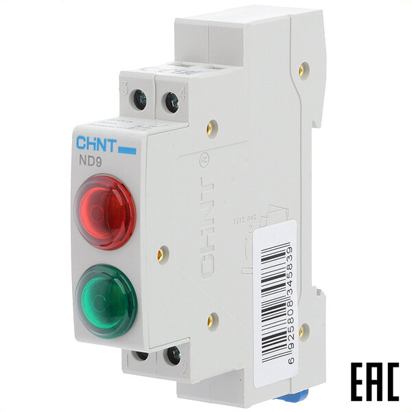 фото Выключатель кнопочный 412914 CX"3" 250В 20А 1з с фикс, с зелёной LED-подсв. 110/400В Legrand