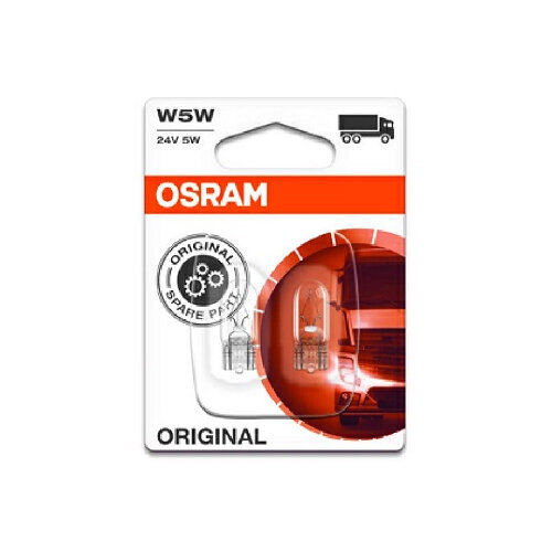 Лампа накаливания, фонарь указателя поворота, OSRAM 2845-02B (1 шт.)