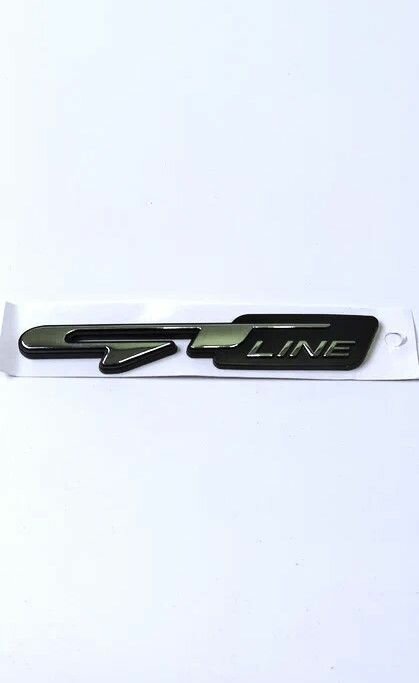 Эмблема GT Line на крышку багажника для KIA / КИА пластик