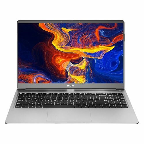 Ноутбук TECNO MegaBook T1 TCN-T1R5D15.1.SL, 15.6", 2023, IPS, AMD Ryzen 5 5560U 2.3ГГц, 6-ядерный, 16ГБ LPDDR4, 1ТБ SSD, AMD Radeon, без операционной системы, серебристый