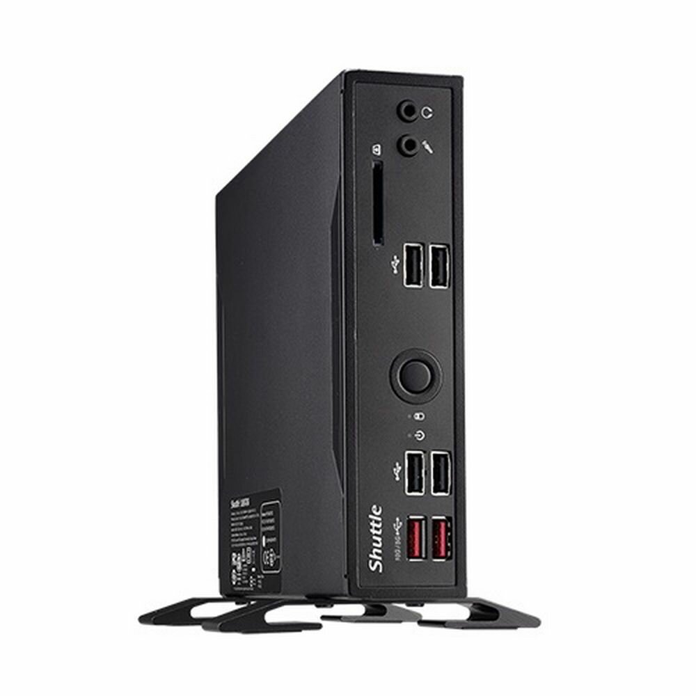 Платформа системного блока с ЦПУ Shuttle DS20U Intel Celeron 5205U Fanless Support 1080P FHD /2xHDMI+DP/2xDDR4L 2400 Mhz SODIMM Max 32GB/ 2хGLan, 802.