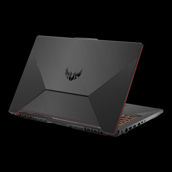 Ноутбук ASUS TUF Gaming A17 FA706IHRB-HX045 AMD Ryzen 5 4600H/16Gb/512Gb SSD/17.3"FHD IPS 144Hz (1920x1080)AG/ GeForce GTX1650 4Gb/WiFi/BT/Cam/Illum RGB KB/no OS/2.6Kg/Graphite Black/RU_EN_Keyboard, без ОС, 90NR07D5-M002P0, темно-серый