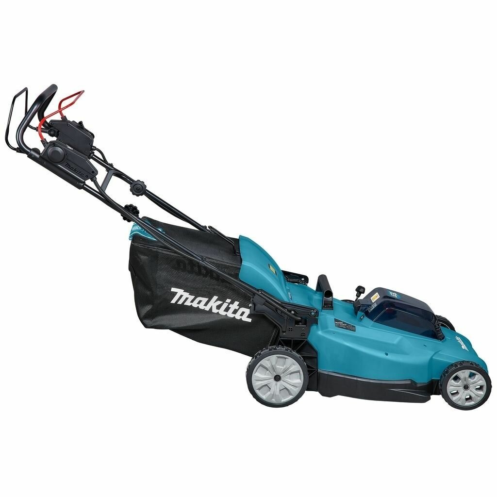 Аккумуляторная газонокосилка Makita, 2x18 В, 53 см, 70 л, без АКБ и ЗУ, - фото №4