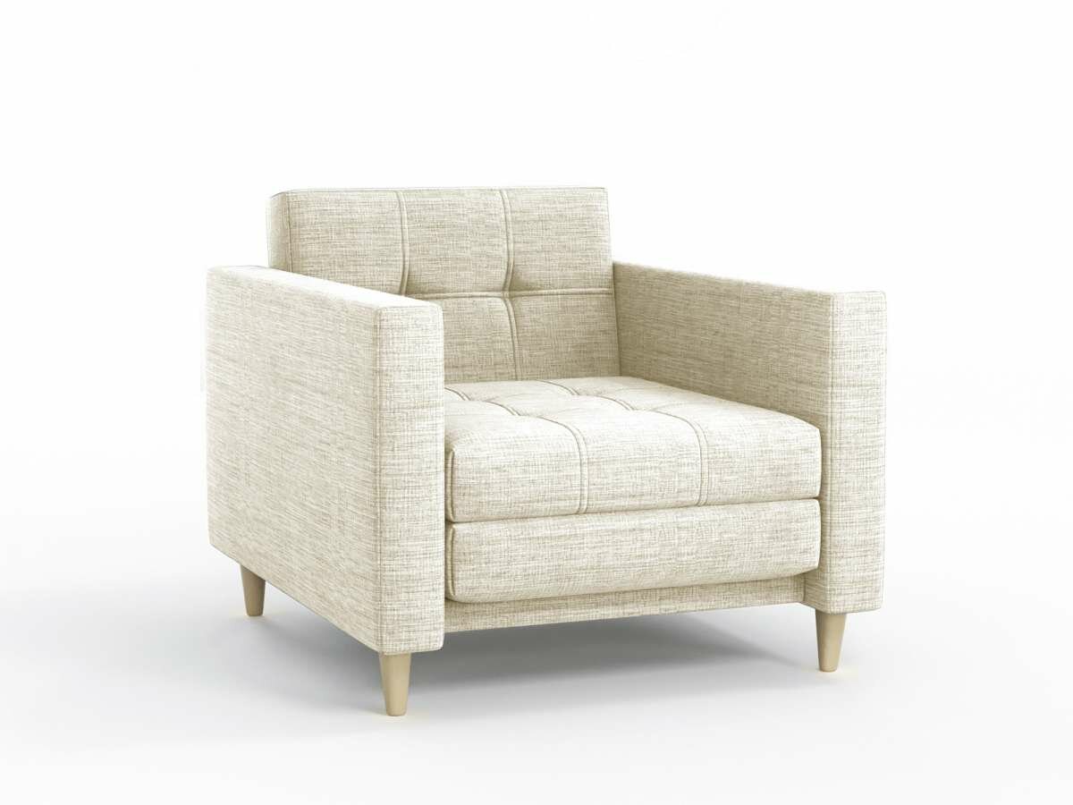 фото Кресло кровать Квадро Рогожка Дрим Беж