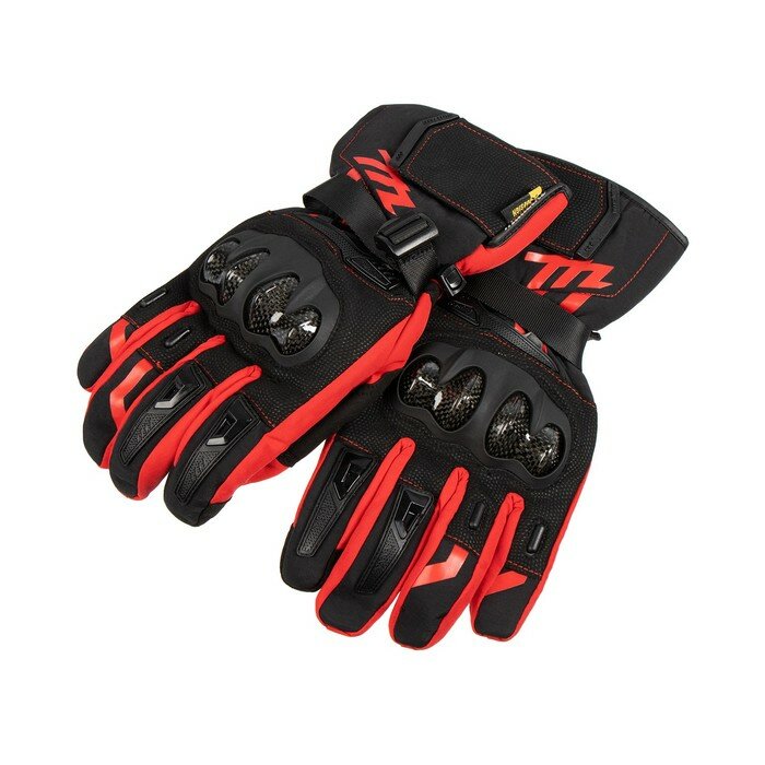 Мотоциклетные перчатки КНР Защитные утепленные размер XXL красные