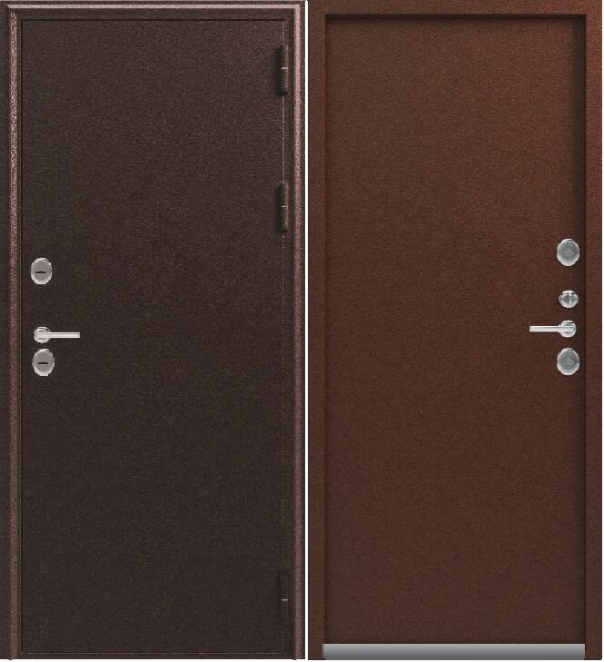 фото Эталон ТС-1, 1 замок Медь-Медь 960*1900 левая (терморазрыв)