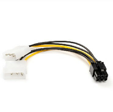 кабель (ATCOM (АТ6185) 6 PIN - to 2 molex (video power))