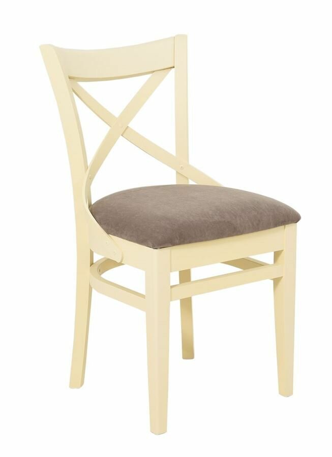 фото Стул Соло полумягкий венский Red&Black слоновая кость