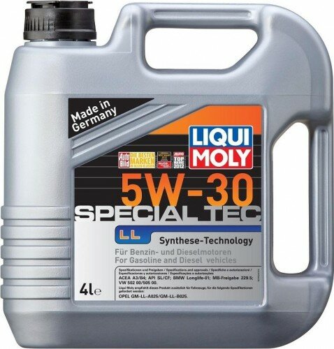 HC-синтетическое моторное масло LIQUI MOLY Special Tec LL 5W-30