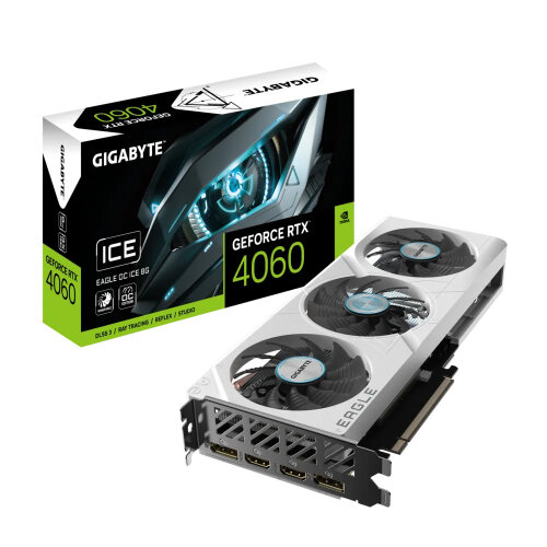 Видеокарта Gigabyte GeForce RTX 4060 EAGLE OC ICE 8G