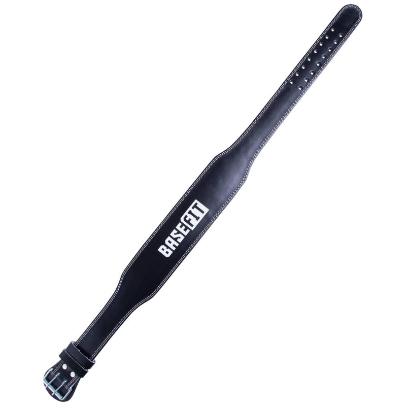 Пояс атлетический BASEFIT SU-302 4 дюйма, пресс-кожа, черный,УТ-00018294 1610300