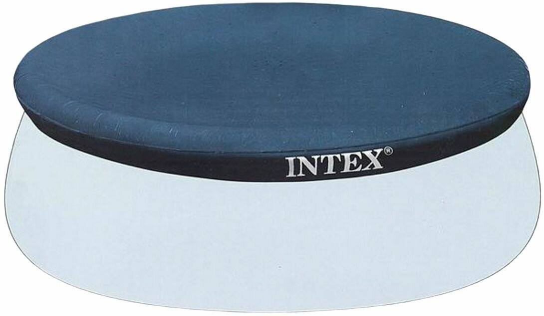 Тент для круглого бассейна Easy Set диаметр 366 см укрывной материал для защиты от мусора 28022 INTEX