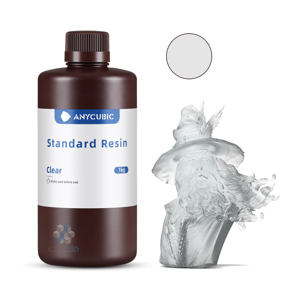 Фотополимерная смола Anycubic Basic Standart Colored UV Resin для 3D принтера 405нм Прозрачная (Clear) 1 литр