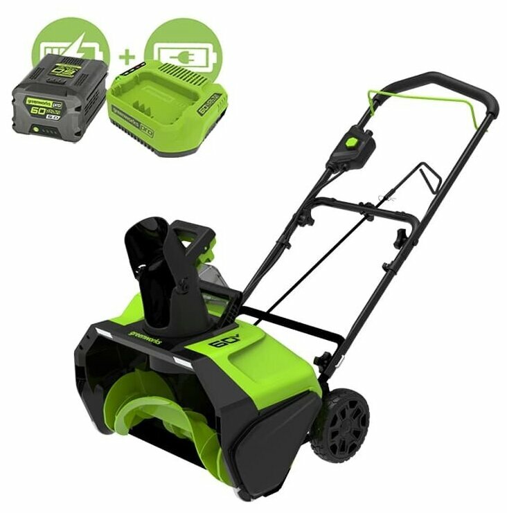 Снегоуборщик аккумуляторный GREENWORKS GD60PST