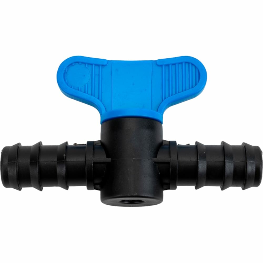 фото Проходной кран для капельной трубки MasterProf ДС.060100