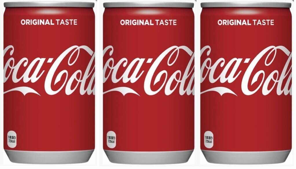 Напиток газированный Coca-Cola Original Taste (Япония), 160 мл х 3 шт