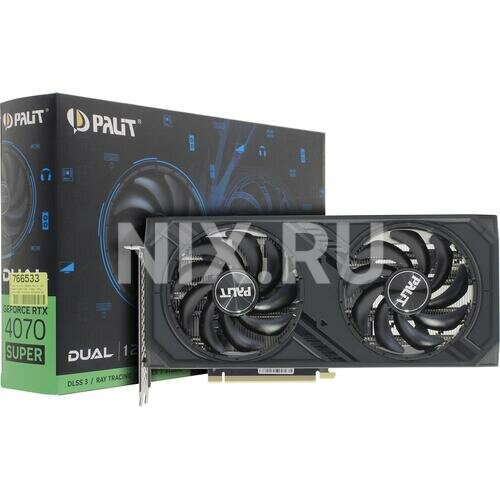 Видеокарта Palit GeForce RTX 4070 SUPER Dual 12GB (NED407S019K9-1043D)