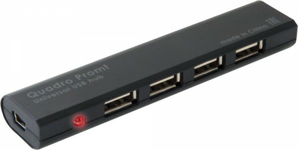 USB HUB (концентратор) USB2 4PORT QUADRO PROMT 83200 DEFENDER 83200