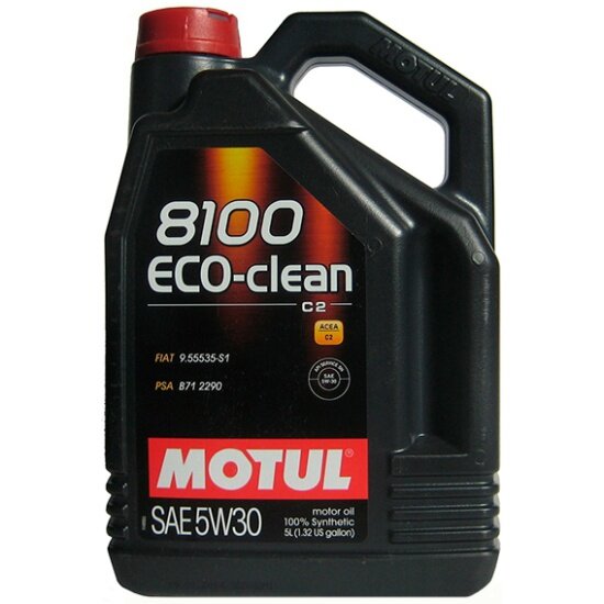 Синтетическое моторное масло Motul 8100 Eco-clean 5W30