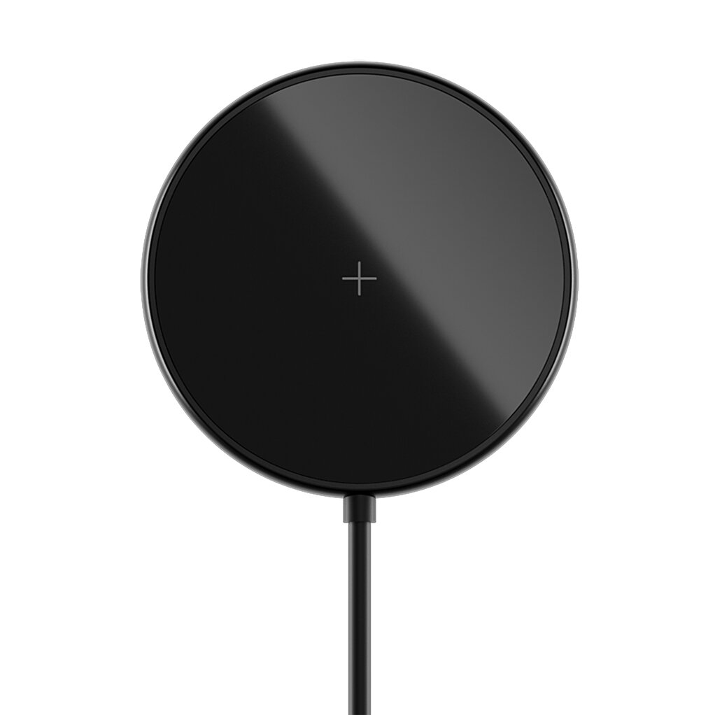 Сетевое беспроводное ЗУ Olmio MagCharge QI 15W черное 043918
