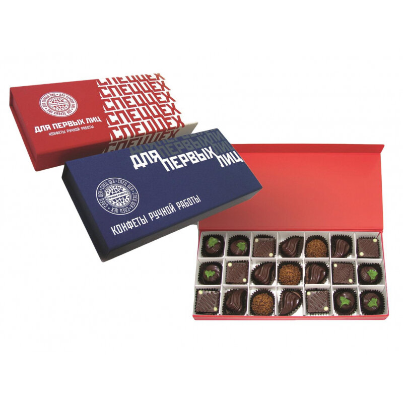 Набор шоколадных конфет для первых лиц Красный_Октябрь 240 г - фотография № 3