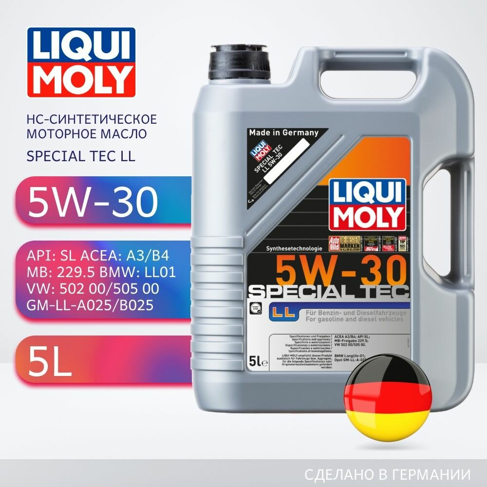 Liqui moly Liqui Moly 8055 Special Tec Ll 5w30 Нс-Синт. Мот. Масло 5л