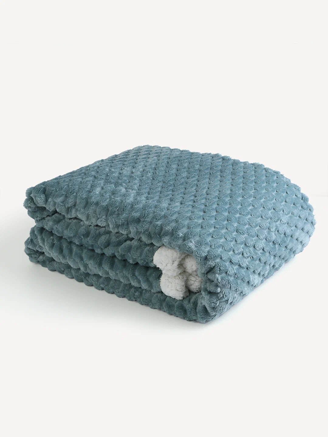 фото Плед покрывало SXLT Company Castilla, 150х200 см, зеленый/белый