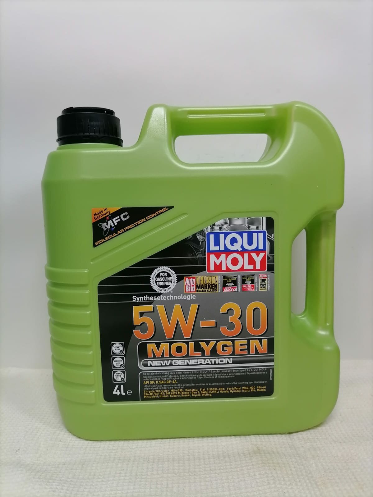 Синтетическое моторное масло LIQUI MOLY Molygen New Generation 5W-30