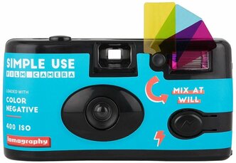 Фотоаппарат пленочный многоразовый 35мм с пленкой внутри Lomography Simple Use Camera