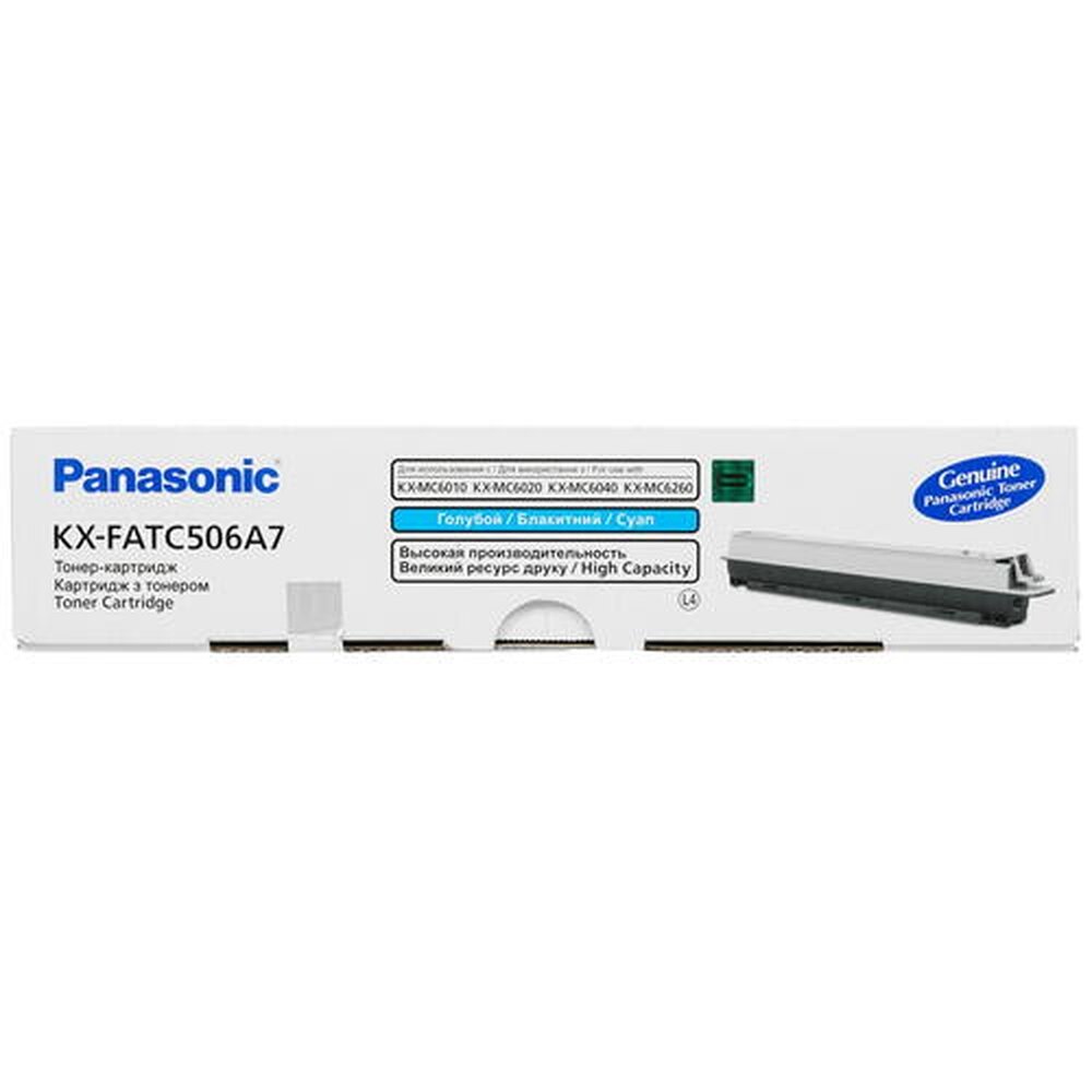 Картридж лазерный Panasonic KX-FATC506A голубой