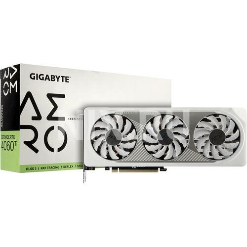 Видеокарта Gigabyte GeForce RTX 4060 Ti AERO OC 8 ГБ (GV-N406TAERO OC-8GD)