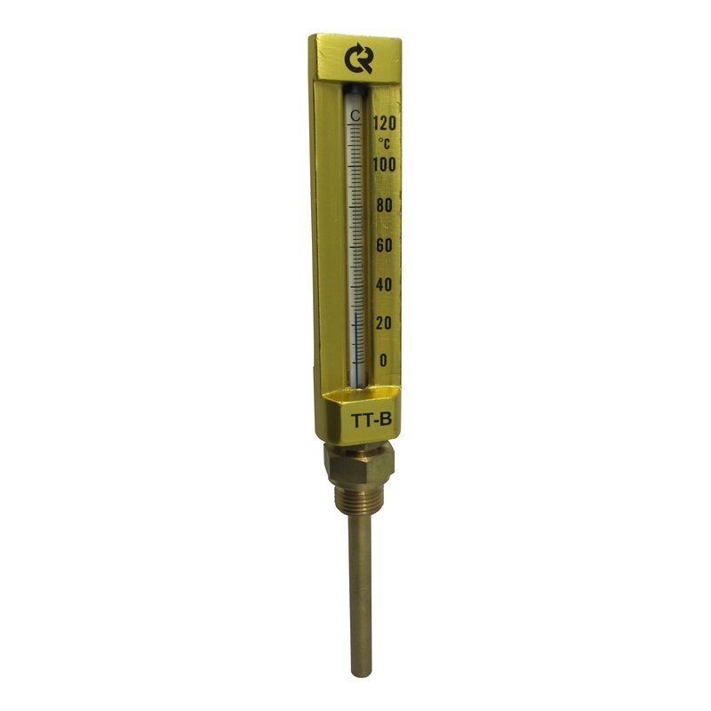 Термометр прямой, виброустойчивый TT-B-150/50. П11 G1/2 (0-120C)