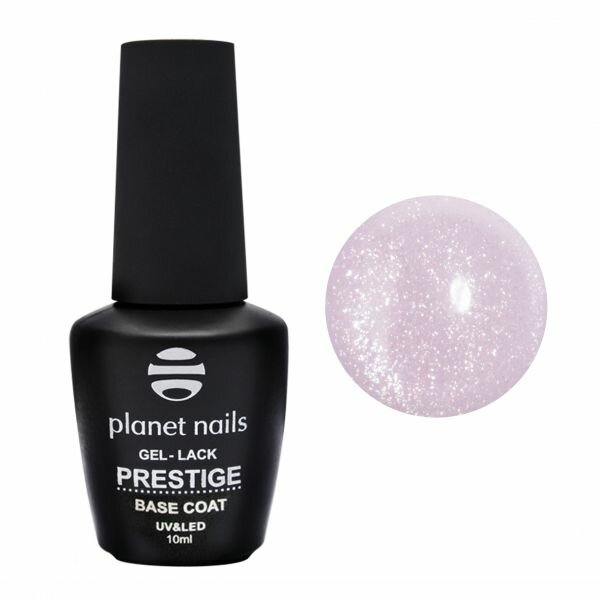 Planet Nails, "PRESTIGE" - BASE SHIMMER FLAMINGO, 10 мл