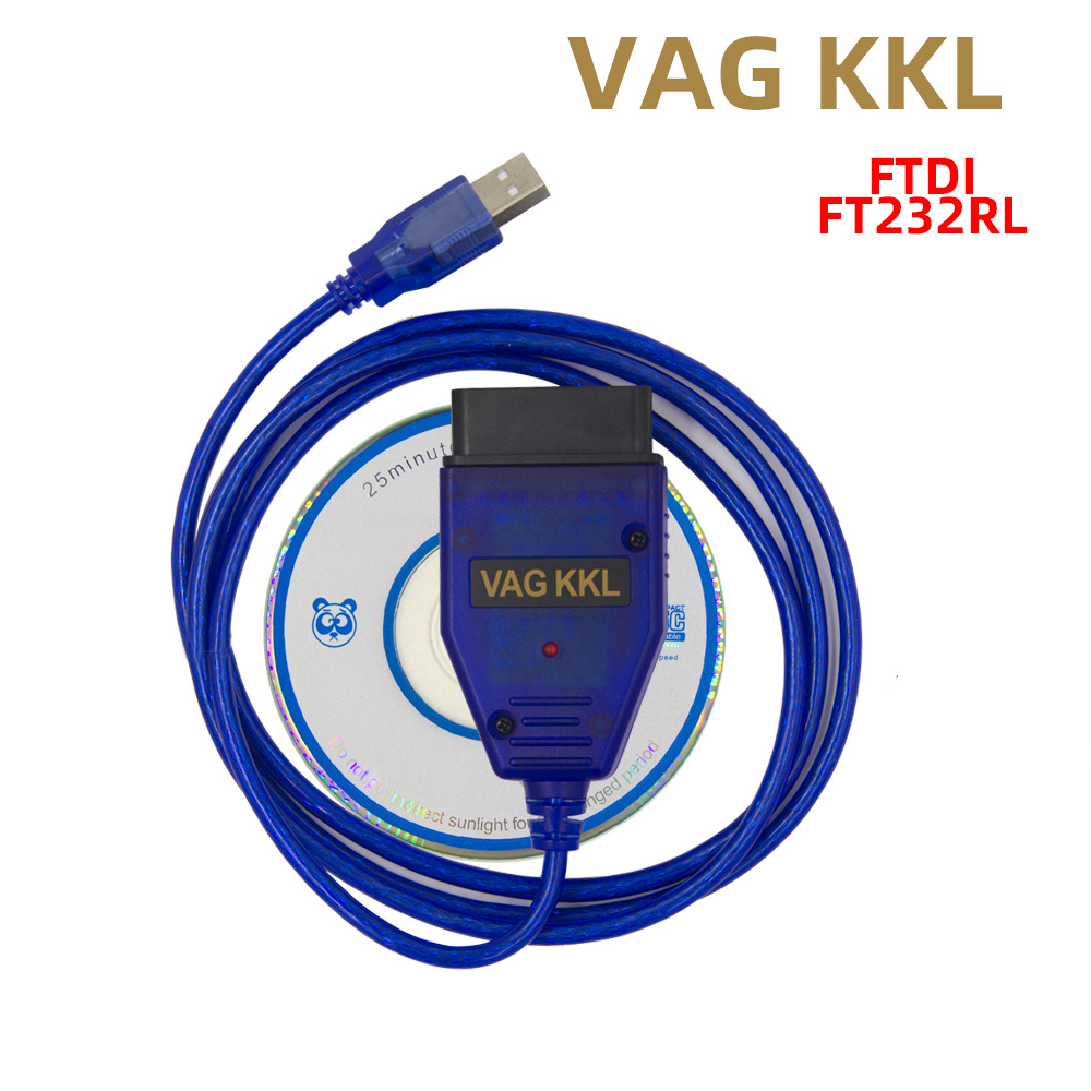 Диагностический кабель-адаптер MyPads VAG USB KKL 409 с чипом FT232RL для автомобилей Audi/ Skoda/ Volkswagen