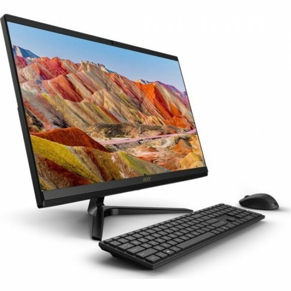 Acer Моноблок Acer Aspire C24-1800 DQ. BKMCD.001 Black 23.8" {FHD i5 1335U/8Gb/SSD512Gb/ Iris Xe/CR/noOS/kb/m}