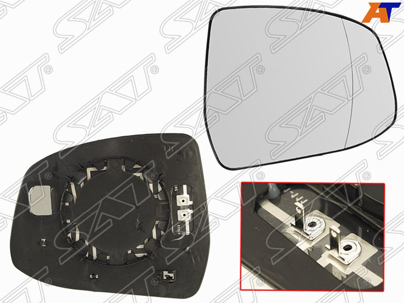 Зеркальный элемент правый для Форд Мондео 4 рестайлинг 2010-2014 год выпуска (Ford Mondeo 4 рестайлинг) SAT ST-121-0056