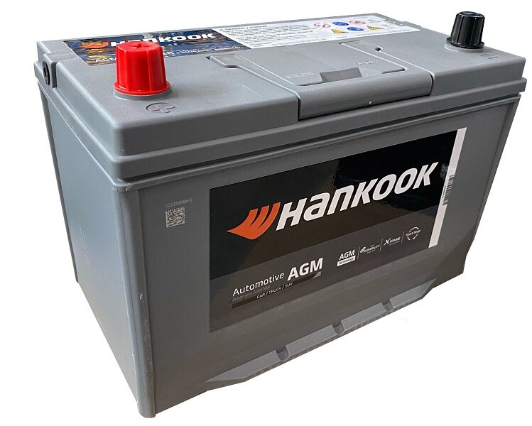 Аккумулятор автомобильный HANKOOK 6СТ-90.0 800А ПП AGM (S115D31R) D31R 306x173x225