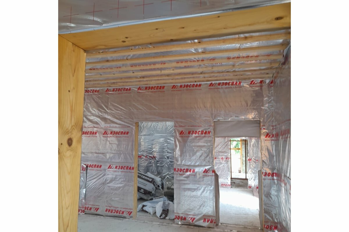 фото Изоспан Отражающая паро-гидроизоляция FS, 35м2 11.02.01.07.01.092.0035.1200.00